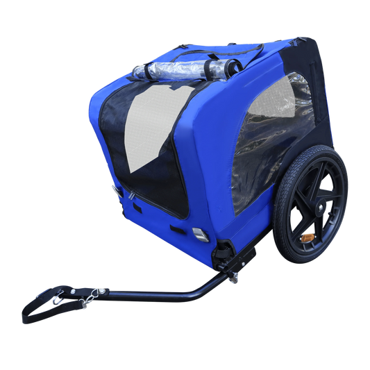 DB Blue 16-Inch Pet Bike Trailer Carrier