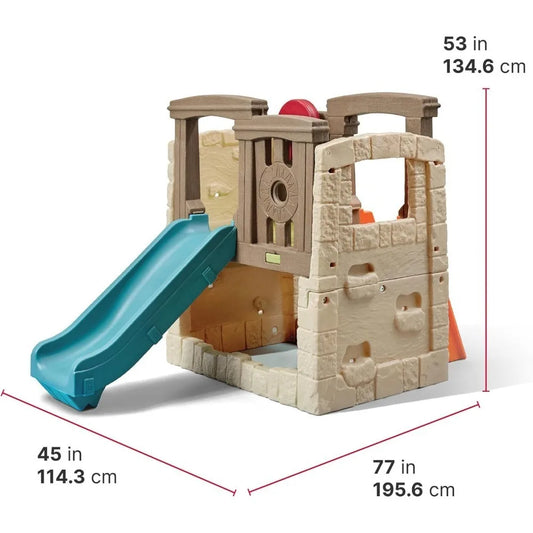 Kids Backyard Playset with Slide and Climber