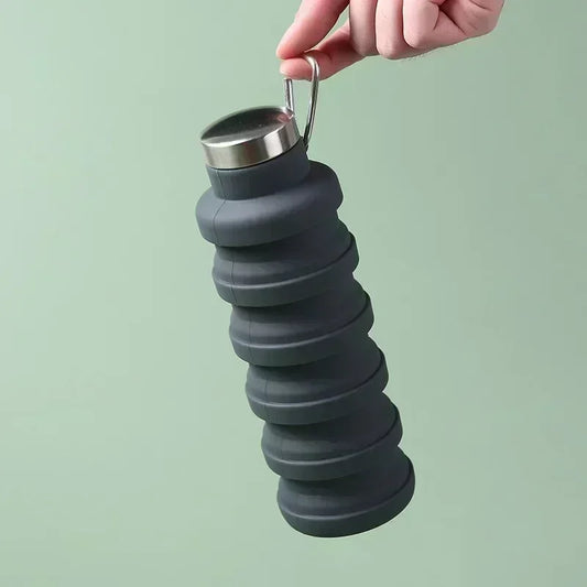 New Portable Silicone Retractable/Folding Water Bottle