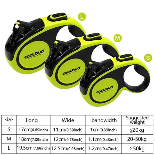 Portable 5Meters Automatic Retractable Dog Leash