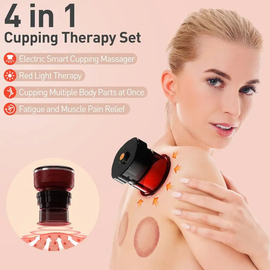 Smart Electric Cupping Therapy Cellulite Massager Set