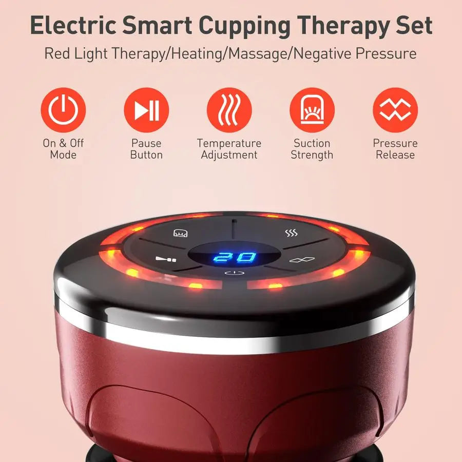Smart Electric Cupping Therapy Cellulite Massager Set