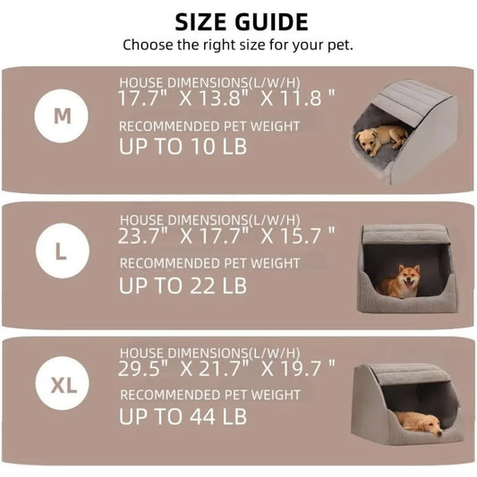 Extra Large Plush Dog Cozy Cave Bed