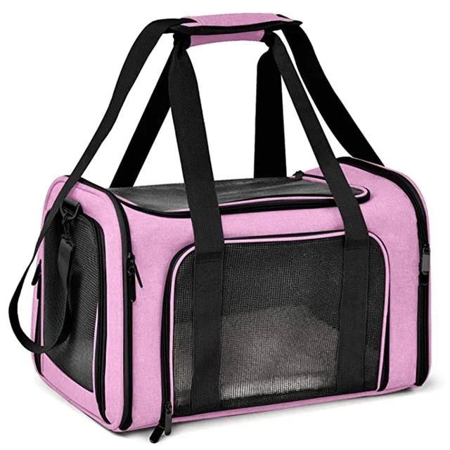 Soft Foldable Cat & Dog Transport Carrier Backpack