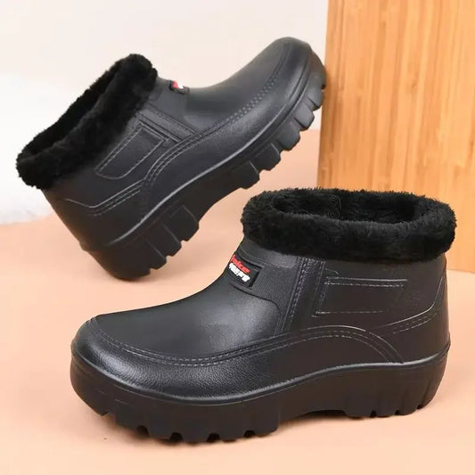 Men's Winter Outdoor Waterproof Snowy Cotton Boots