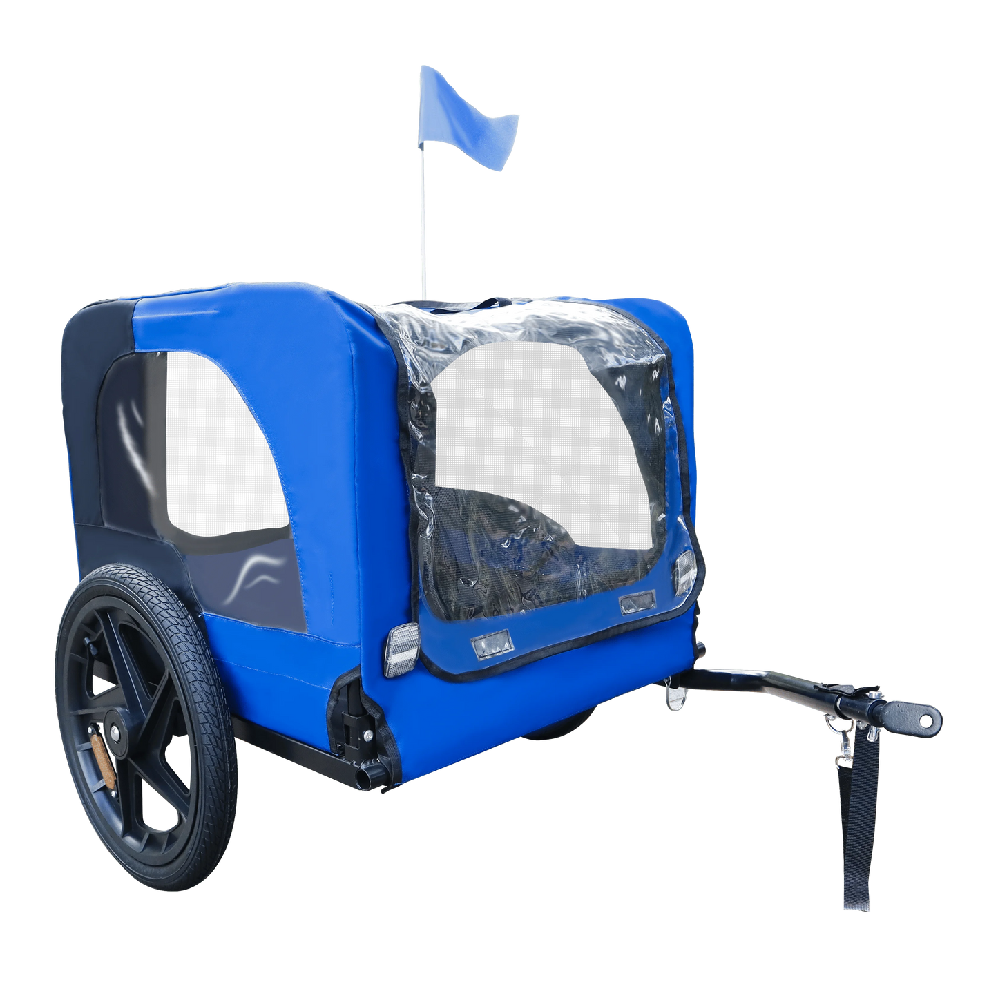 DB Blue 16-Inch Pet Bike Trailer Carrier