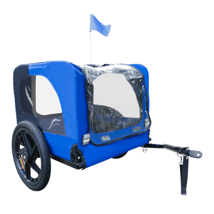 DB Blue 16-Inch Pet Bike Trailer Carrier