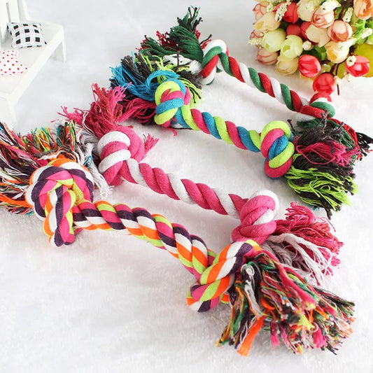 Toy Cotton Rope Knot for Small Dogs & Puppies: