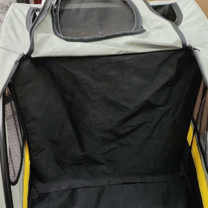 XXL Double Seat Dog Stroller Anti-Shock Pram