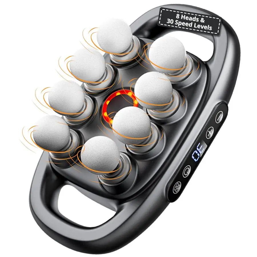 8-Head Deep Tissue Massage Gun Muscle Recovery