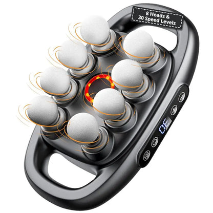 8-Head Deep Tissue Massage Gun Muscle Recovery