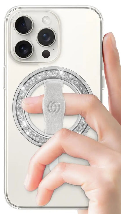 Removable Magnetic Ring Holder Kickstand Ring for iPhone 16,15,14,13,