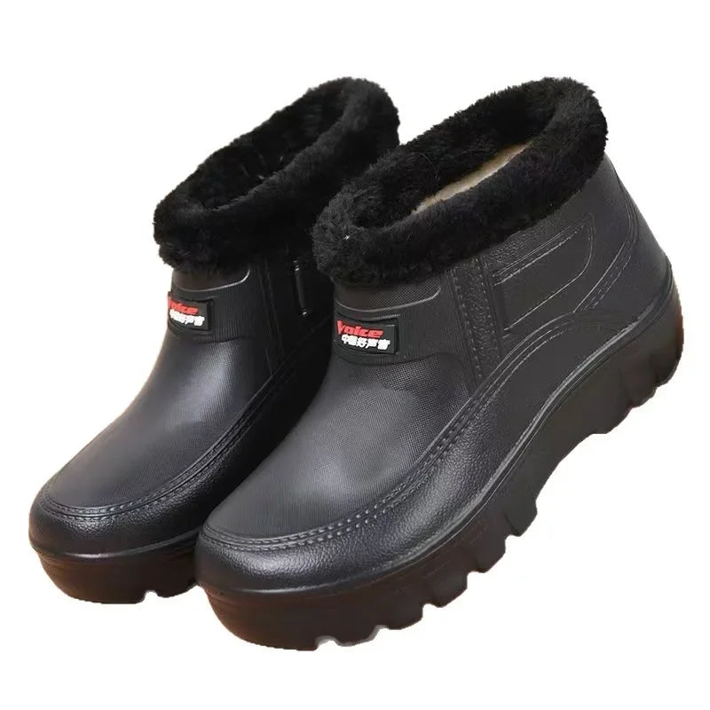 Men's Winter Outdoor Waterproof Snowy Cotton Boots