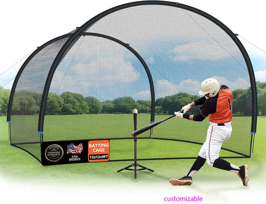 Portable Baseball Batting Cage Training Net
