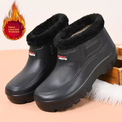 Men's Winter Outdoor Waterproof Snowy Cotton Boots