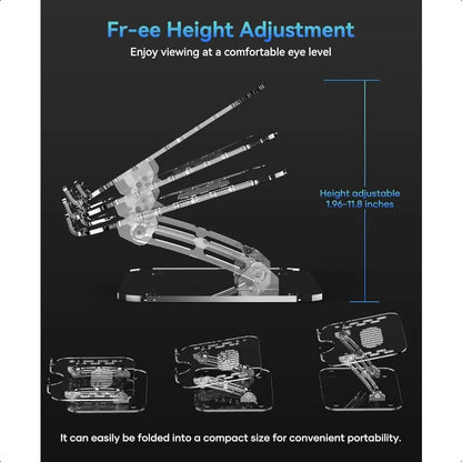 Adjustable Foldable Laptop Stand Ergonomic Portable Design