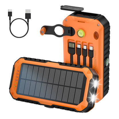 40,000mAh Solar Power Bank with Hand Crank