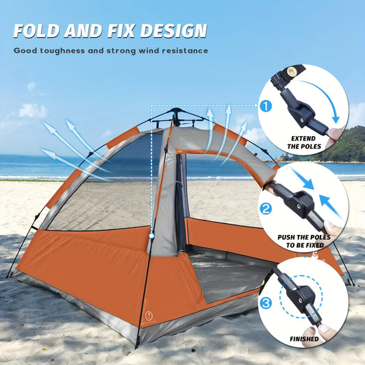 4 Person Pop Up Camping Tent