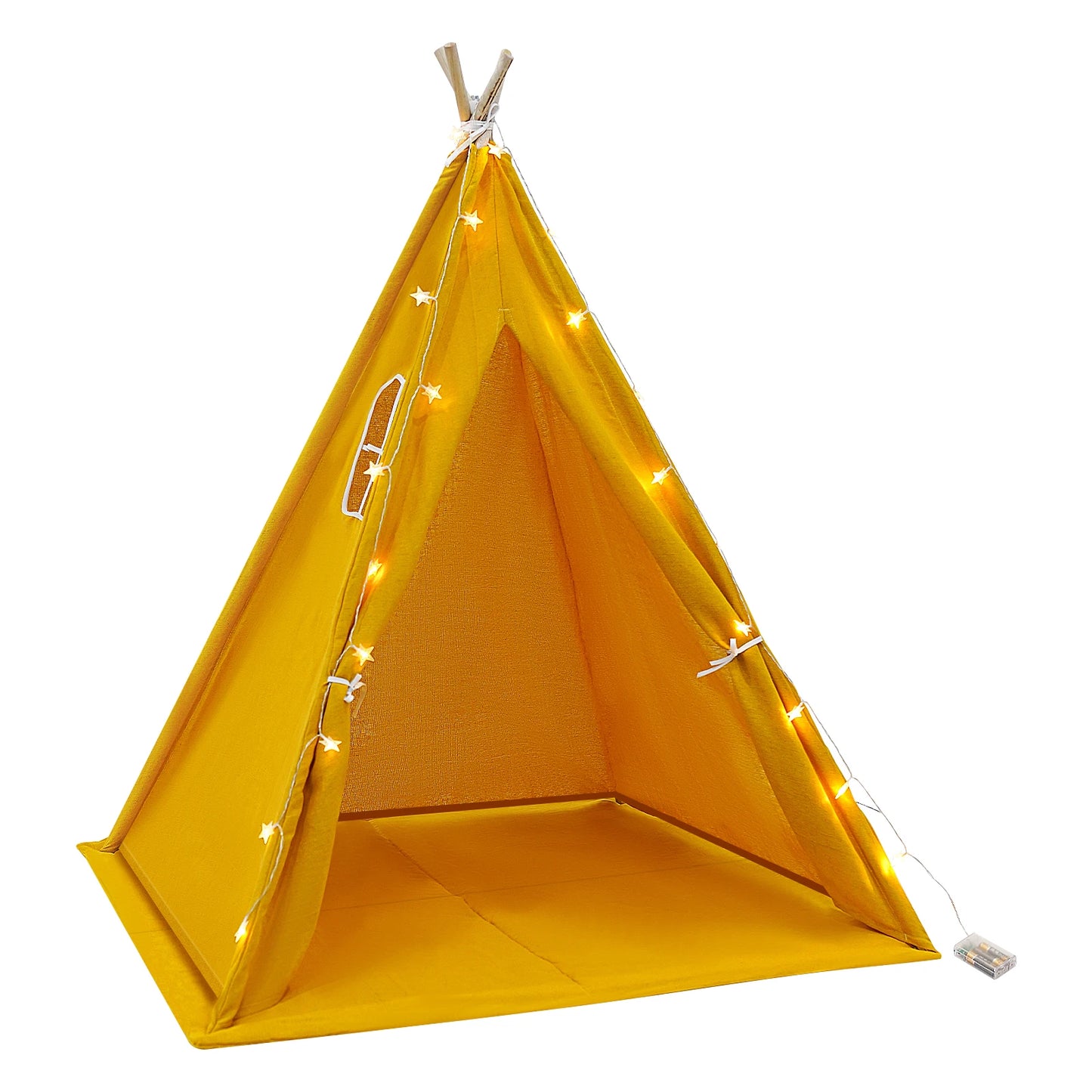 Portable Foldable Kids Play Tent with Lights