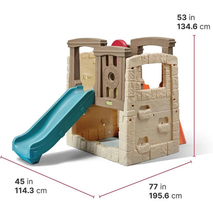Kids Backyard Playset with Slide and Climber