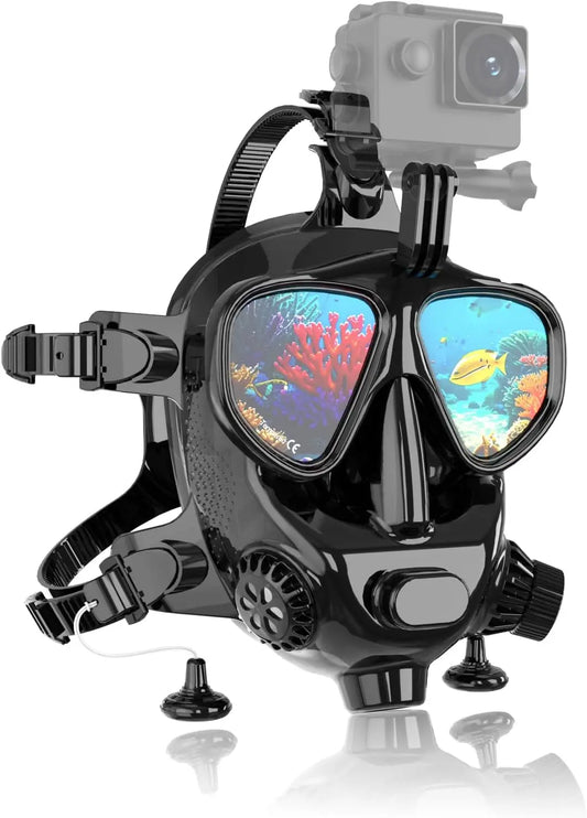 Full Face Dive Mask Support Diving & Snorkeling