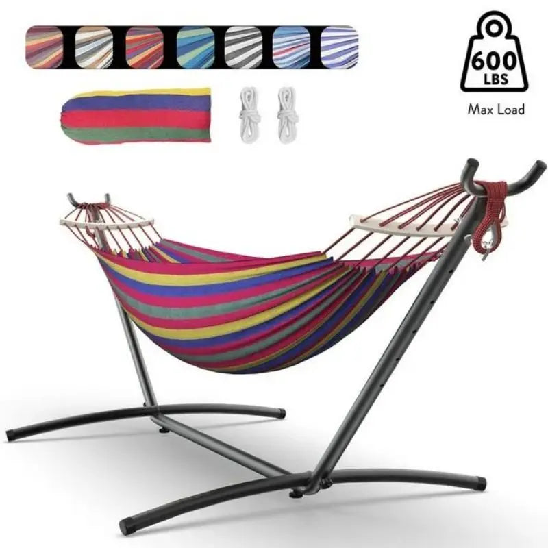 Hammock with Adjustable Stand (600lb Capacity)