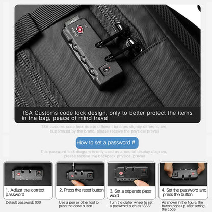 Travel Backpack with Vacuum Compression & 17” Laptop Compartment