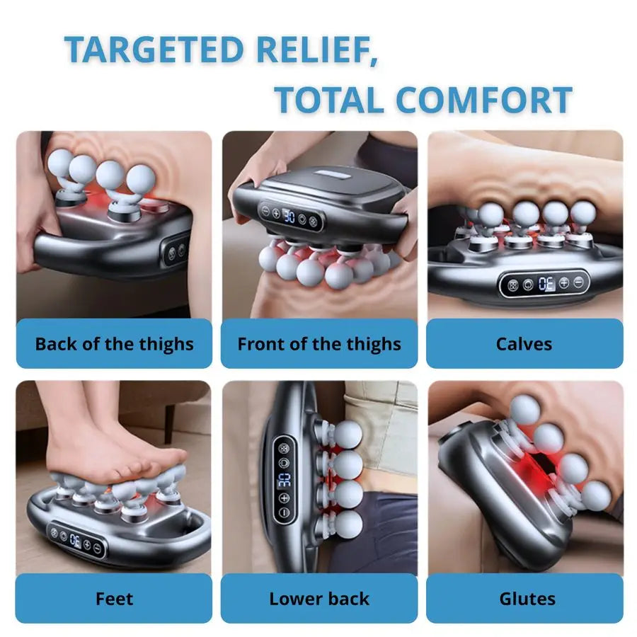 8-Head Deep Tissue Massage Gun Muscle Recovery