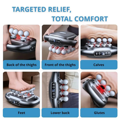 8-Head Deep Tissue Massage Gun Muscle Recovery