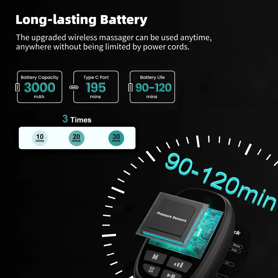 Nekteck Cordless Air Pressure Leg Calf Massager