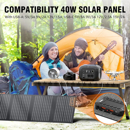 Solar Power Station for Outdoor Garden Travel Camping RV