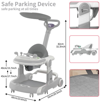 2025 Multifunctional Baby Walker With Sunshade and Seat