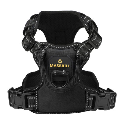 MASBRILL No-Pull Adjustable Dog Harness: