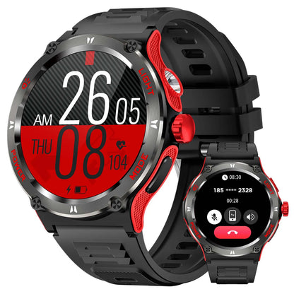 Smart Watch KT76 (Men, Sport, 3ATM Waterproof)