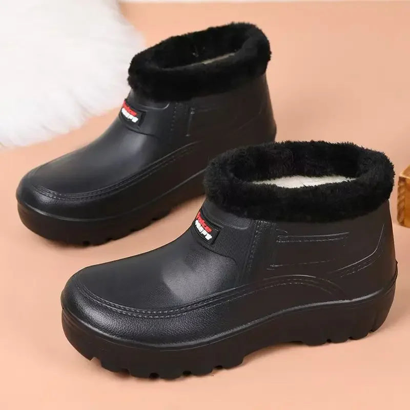 Men's Winter Outdoor Waterproof Snowy Cotton Boots