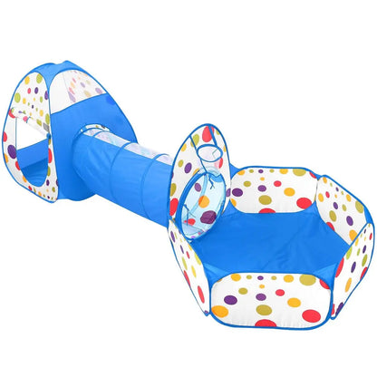 3 In 1 Child Crawl Tunnel Tent Kids Play Tent