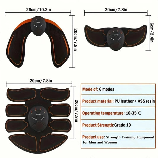 EMS Abs Stimulator Muscle Toning Workout Equipment