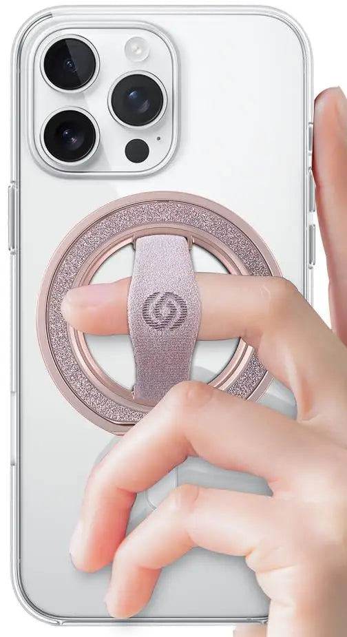 Removable Magnetic Ring Holder Kickstand Ring for iPhone 16,15,14,13,