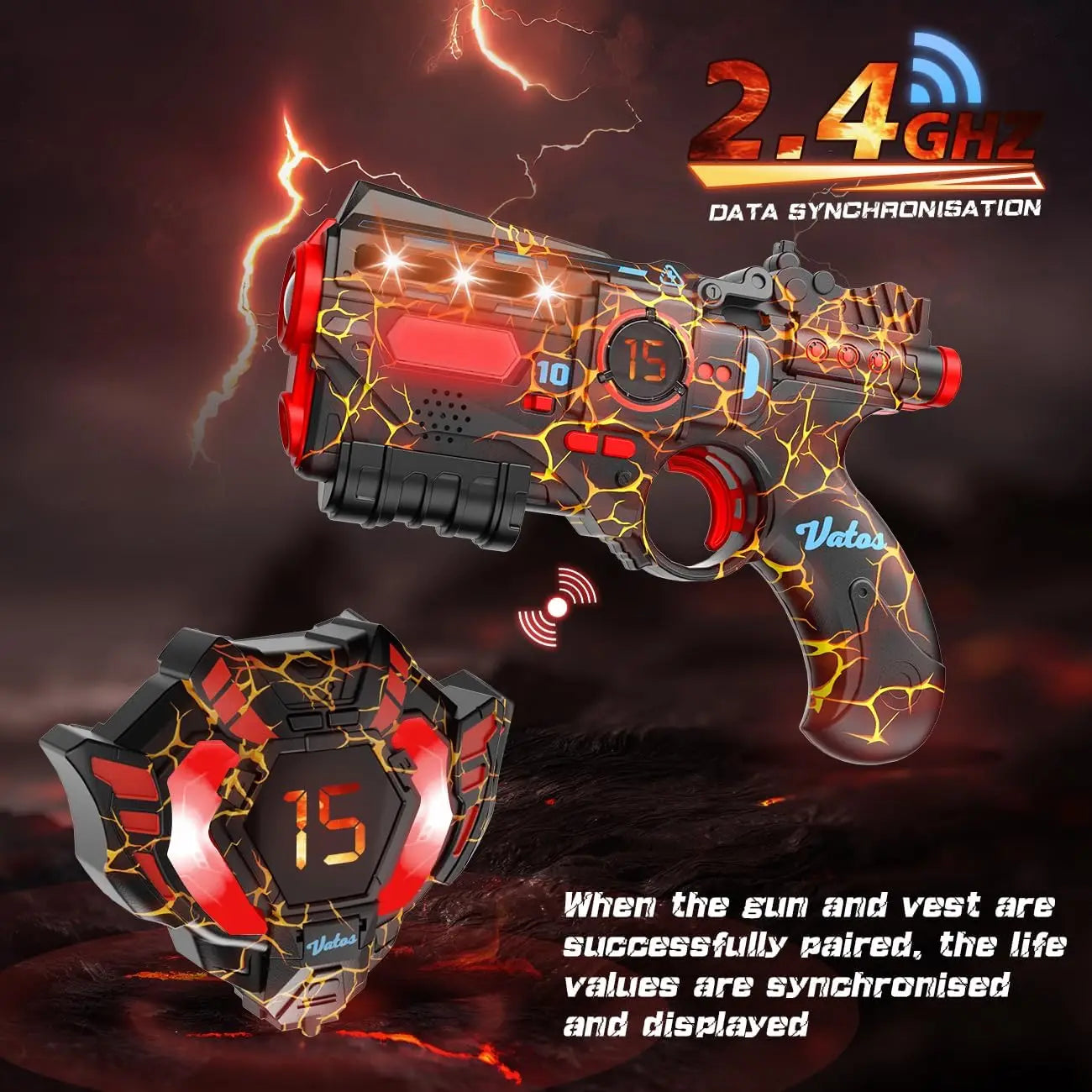 VATOS Team Battle Game Christmas Gift Infrared Laser Tag Guns