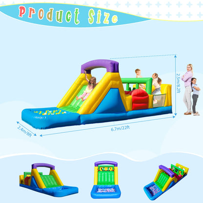 Commercial Inflatable Obstacle Bounce Castle
