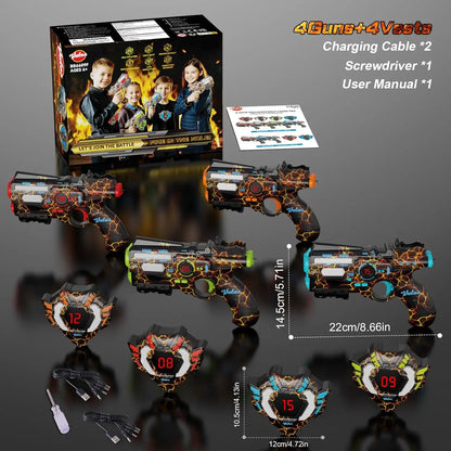VATOS Team Battle Game Christmas Gift Infrared Laser Tag Guns