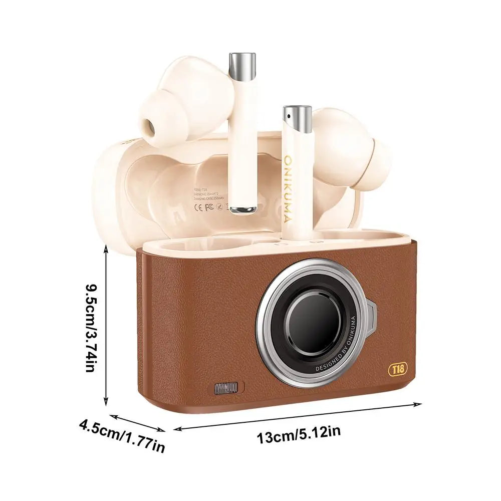 T18 Wireless Earbuds Sport Headphones Camera Style