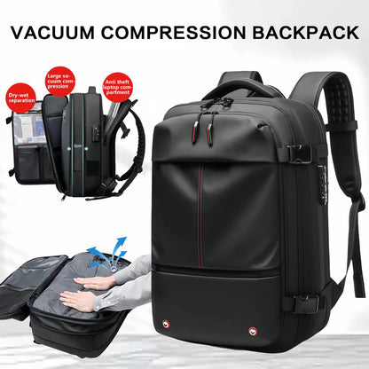 Travel Backpack with Vacuum Compression & 17” Laptop Compartment