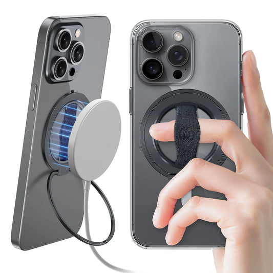 Removable Magnetic Ring Holder Kickstand Ring for iPhone 16,15,14,13,