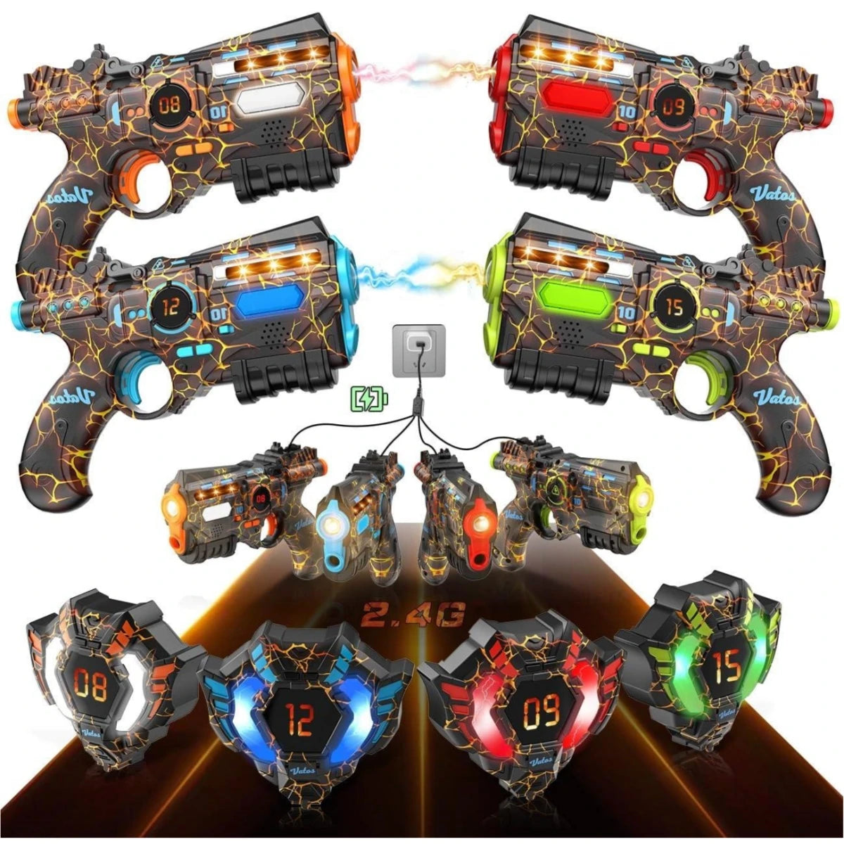 VATOS Team Battle Game Christmas Gift Infrared Laser Tag Guns