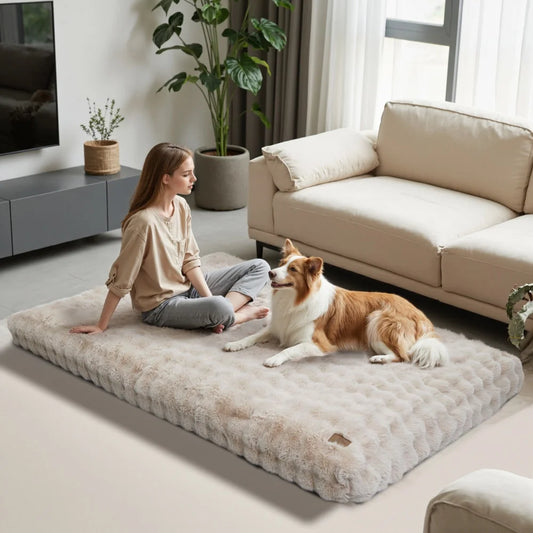 Ultra Plush Large Dog Bed Soft Pet Cushion