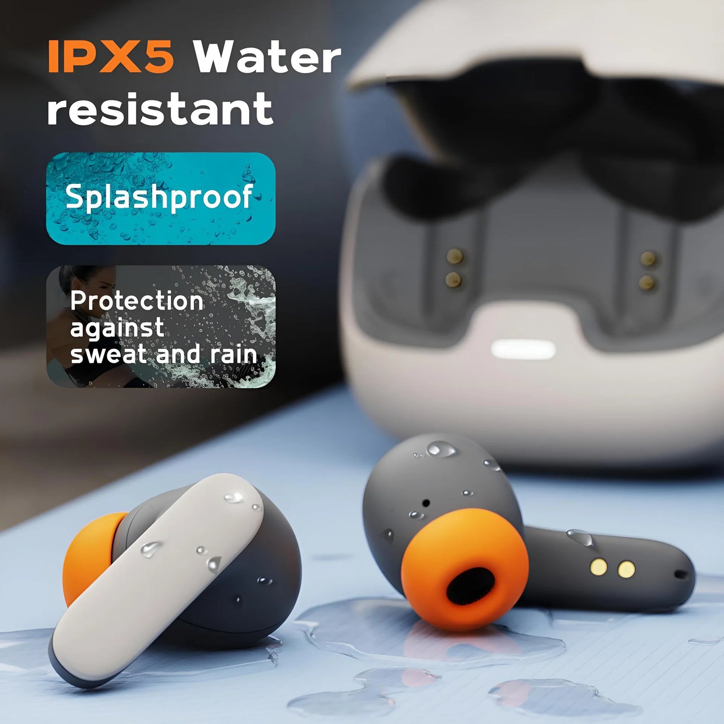 TWS Wireless Earbuds BT 5.4 Low Latency Game Earphones