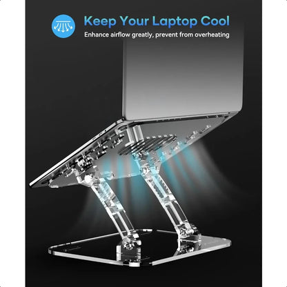 Adjustable Foldable Laptop Stand Ergonomic Portable Design