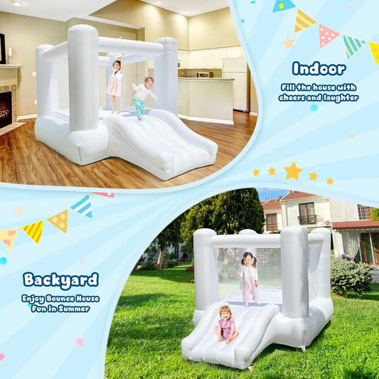 Toddlers Inflatable Bounce House with Slide