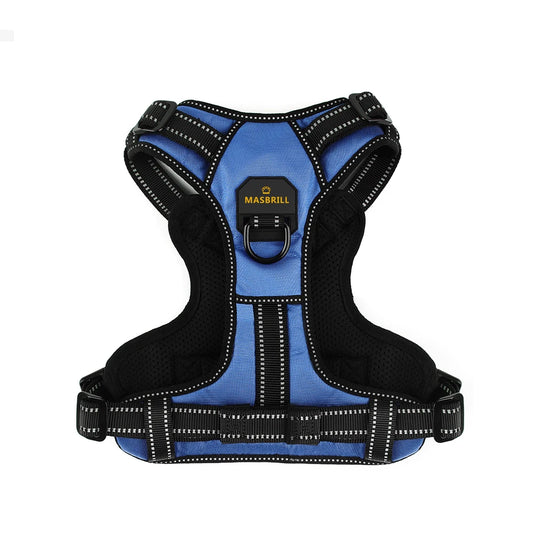MASBRILL No-Pull Adjustable Dog Harness: